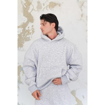 Gri Melanj Cozy Basic Oversize Sweatshirt Gri Melanj