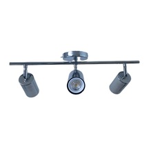 Dylight Retro Krom Hareketli Modern Spor 3 Lü Led Spot Avize Günıiığı Ampullü