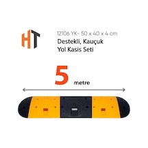 Destekli, Kauçuk Yol Kasisi Seti 5 Metre