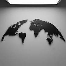 Earth Metal Tablo Siyah
