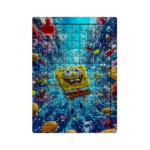 Ghostbastır Design Sünger Bob 99 Parça Ayaklı Puzzle Dekoratif Çocuk Yapbozu 006
