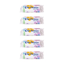 Canhome Beyaz Mini Küçük Boy 40x50 Cm. 30 Litre Çöp Torbası Poşeti - 40 Adetlik 5 Rulo