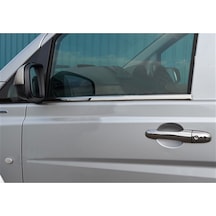 Woc Chrome Mercedes Vito Krom Cam Çıtası 2003-2014 2 Parça  Paslan