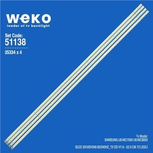 Wkset-6138 35334x4 Sled 2010svs46 60/240hz 72 Od V1.0 4 Adet Led Bar 72led Tvnizin İçindeki Led Barla Aynısı Olduğunu Görmeden Almayınız. Led Bar Ürünlerinde Paket Açıldığında İade Kabul Edilmemektedir.