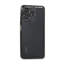 Realme C53 Uyumlu Kılıf Lensli Silikon - Siyah