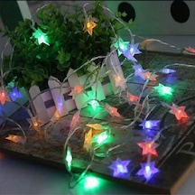 Usin 1,5 Metre Usb Girişli Kalp Rgb Işıklı Yılbaşı Gece Parti Süsü Aydınlatması Peri Led Şerit .