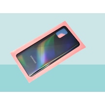 Samsung Galaxy A51 A515 Uyumlu Arka Kapak Batarya Kapağı - Siyah Çok Renkli