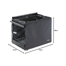 Superıor 75 Katlanır Köpek Kafesi Örtüsü, Su Geçirmez, Rüzgar Geçirmez, Çizilmeye Dayanıklı Kumaş 75 X 51x Y Altın