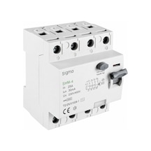 Sigma Shm4p 30ma 25a 6ka Trifaze Kaçak Akım Koruma Şalteri