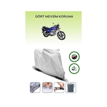 Gri Arka Çanta Ve Kilit Uyumlu Honda Cb 250 Uyumlu Motor Brandası