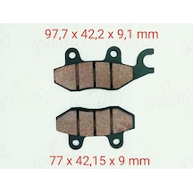 250Mct-Mc Mc-X Buffalo Delta Ön Fren Disk Balatası 9 Mm