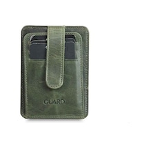 Guard Dikey Crazy Yeşil Deri Kartlık - 173gua2307t1471 Çok Renkli