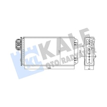 Kale 356225 Kalorifer Radyatörü - Citroen Xm 1989-2000 3.0 V6 644861 - 95651001 - Stc3261