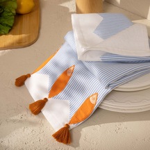 Soft Marli Kurulama Bezi - Mavi - 40x66 Cm Çok Renkli