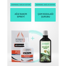 Dermanel Ağız Bakım Spreyi 100 ML + Dermanel Çam Kozalağı Şurubu 250 ML