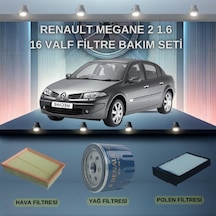 Renault Megane 2 1.6 16 Valf Filtre Bakım Seti