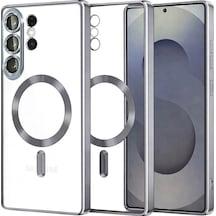 Samsung Galaxy Uyumlu  S26 Ultra Kross Magneticsafe Kapak Titan Gri