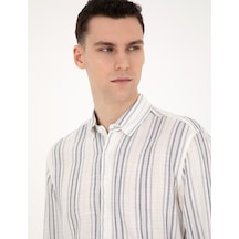 Pierre Cardin Erkek Lacivert Gömlek Desenli 50283522-vr033 Lacivert