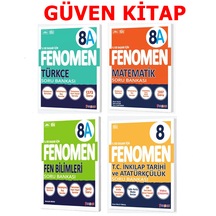 Fenomen Yayınları 8.sınıf A Türkçe Matematiik Fen Ve İnkılap Set