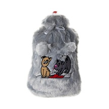 Biggdesign Dogs Gri Peluş Sıcak Su Torbası Genel