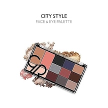 City Style Face & Eye No: 02 Smokey - Allık, Bronzer, Aydınlatıcı Ve 9&apos Lu Far Paleti 0