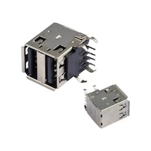 Sh Powermaster Ic-265e Usb 2.0 Şase A Dişi İkili Dik Montaj 8 Pin Oto Teyp Usb Najmaddin