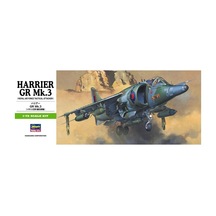 Hasegawa B6 236 1/72 Ölçek, Harrier Gr. Mk.3, Savaş Uçağı Plastik Model Kiti-48753