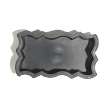 Plastik Parke Taşı Kalıbı Tekli Es Taşı Dalga 6 Cm (10 Adet)
