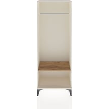 Arges Dolap Tek Raflı Kapaklı Tek Askılı 60x30x163 Aytaşı-çam Aytaşı