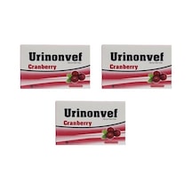 Urinonvef Cranberry 30 Kapsül-3 Kutu-