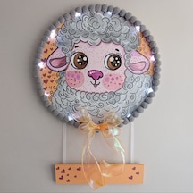 El Boyaması Kişiye Özel Bebek Odası Kapı Ve Duvar Süsleri 54 Çok Renkli