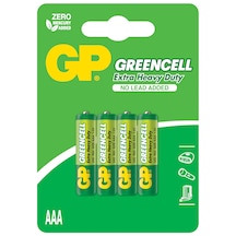 GP Greencell GP24G-UE4 Çinko Karbon AAA İnce Kalem Pil 4'lü