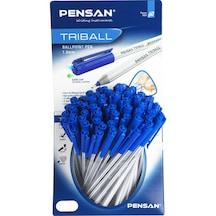 Pensan Tükenmez Trıball 1 MM Mavi 60'lı 01003