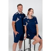 Hummel Otantik Polo Yaka Kamp Tişört Lacivert Hummel Otantik Polo Yaka Kamp Tişört Lacivert