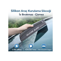 Polham 30cm Premium Silikon Araç Kurulama Sileceği İz Bırakmaz, Çizmez,cam, Ayna Ve Duşakabin Uyumlu