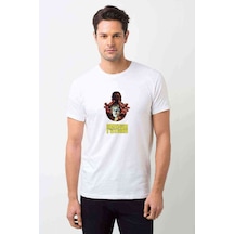 Psycho Hitchcock Baskılı Beyaz Erkek Tshirt Psycho Hitchcock Baskılı Beyaz Erkek Tshirt