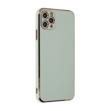 Apple iPhone  Uyumlu  11 Pro Max Kılıf Volet Silikon - Açık Yeşil