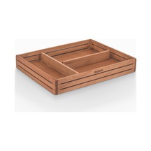 Woodsaka 3line Sade Organizer & Aksesuar Kutusu - Kiraz Ağacından