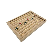 Yüzük Küpe Koldüğmesi Takı Standı Açık Kahve 17 X 24 Cm