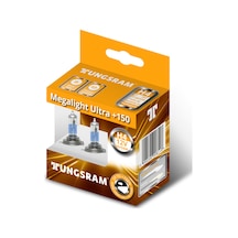 Tungsram H4 12v 60/55w Megalıght Ultra 150% Fazla Işık