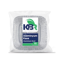 3 Adet Kbr Alüminyum Kase 10'lu Çok Renkli