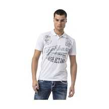 Ct794 Men S Urban Graphic Print T-shirt WHITE