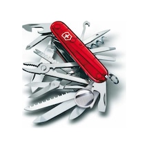Victorinox 1.6795.T Swiss Champ Red Trans (33) Kamp Çakı Kırmızı