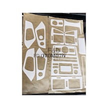 Seat Ibıza Cordoba 1999-2002 Torpido Konsol Trim Ön Göğüs Maun Kaplama Beyaz Renk Set