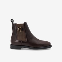 Chocolate Bot Kadın 98s5 Frau Ortıseı Chelsea Boot Kahverengi