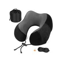 Suofeng Hafif Taşınabilir Boyun Yastığı - Uçak Yolculuğu İçin 3d Maske Ve Kulak Tıkacı Seti