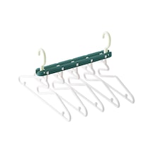 Suntek Magideal Elbise Askısı Depolama Çok Katmanlı Katlanır Yeşil