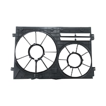 Volkswagen Touran- 08/10 Radyatör Ve Klima Fan Davlumbazı Boş Gövde Çiftli 300w 363mm 1k0121205ad