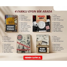 Dedektiflik Oyunu Dört Farklı Dava Pakedi Bir Arada