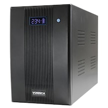 D-1000 1000va Lcd Kesintisiz Güç Kaynağı Line Interactive 2x12v 7ah Ups Bilgisayar Kamera Ofis Pc